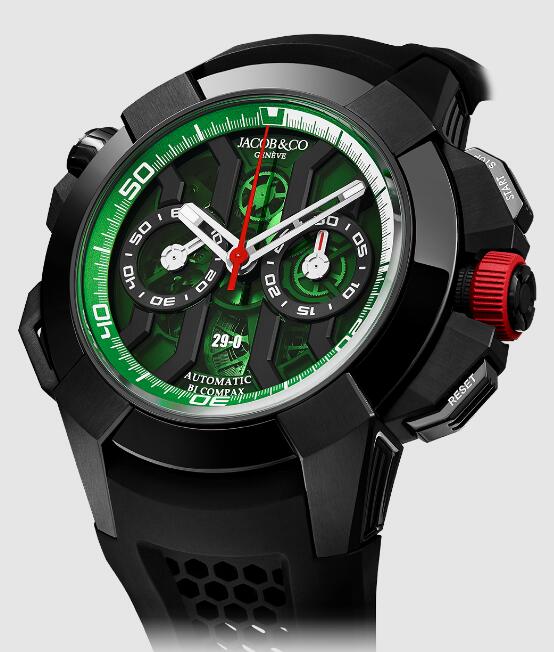 Review Jacob & Co EPIC X CHRONO BLACK KHABIB EC323.21.AA.AA.A Replica watch